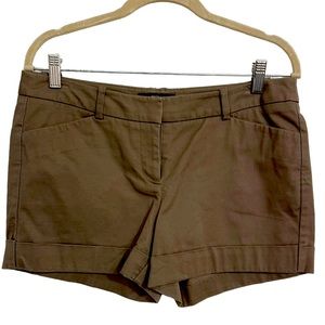 Women's Mossimo Cuffed Shorts Khaki Brown